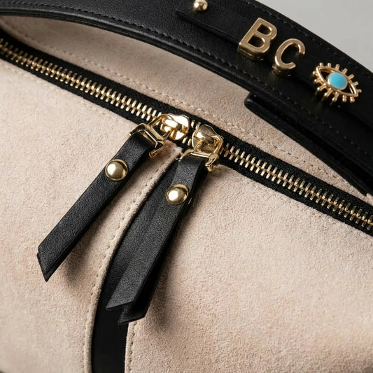 Charm Çanta / Bej Süet