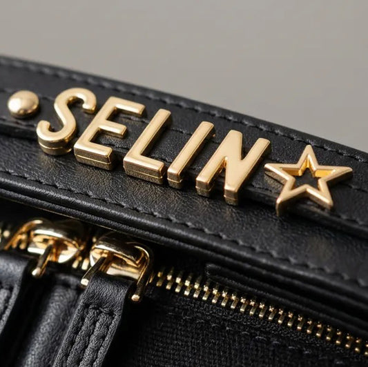 Charm Çanta / Siyah Kanvas