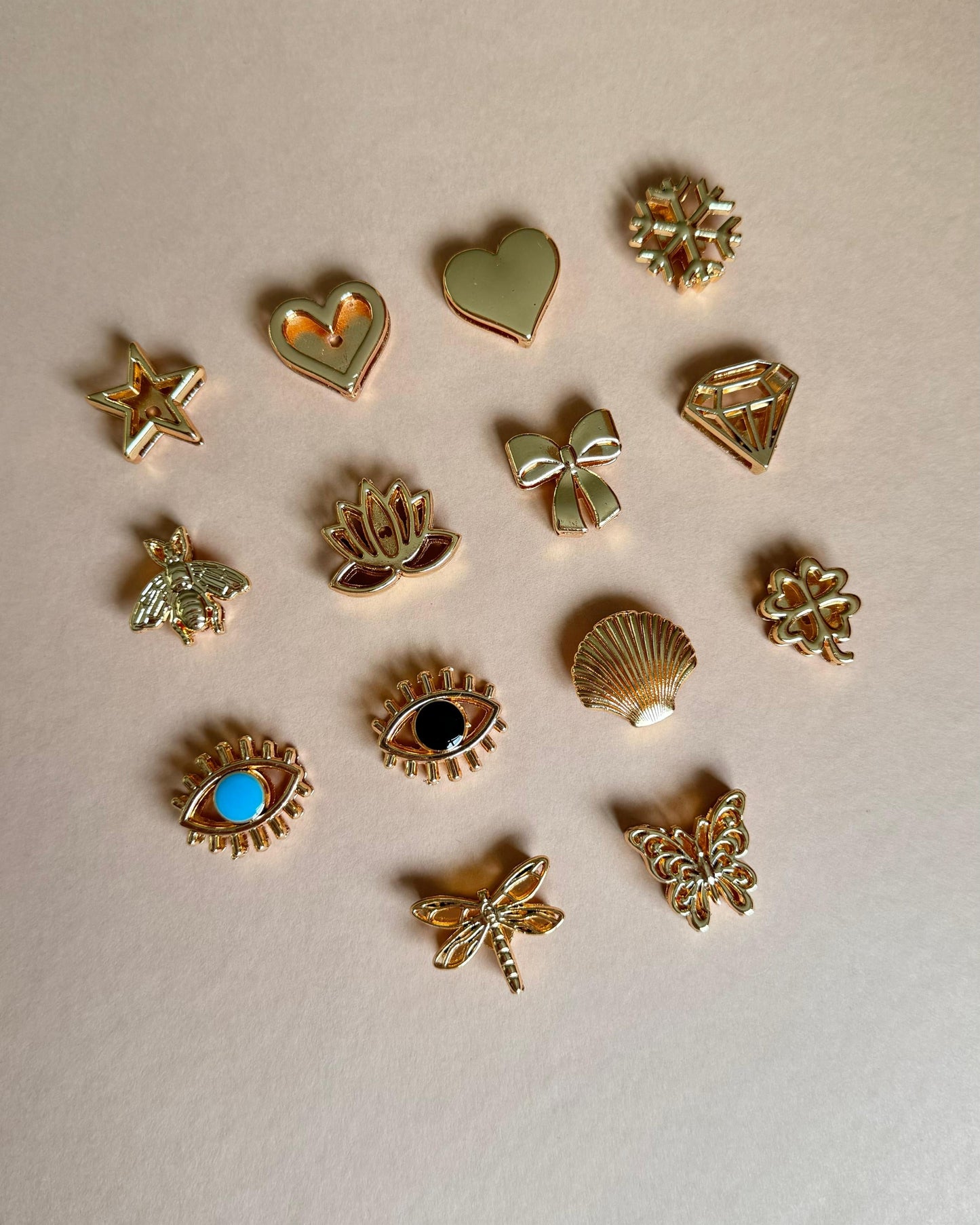 Charm Çanta / Bej Kanvas