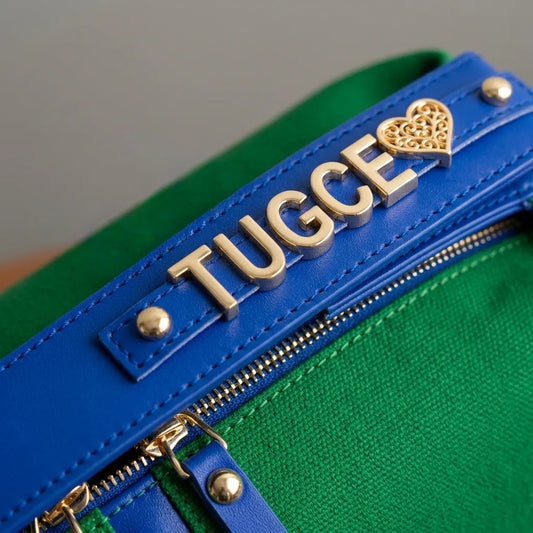 Charm Çanta / Yeşil Kanvas