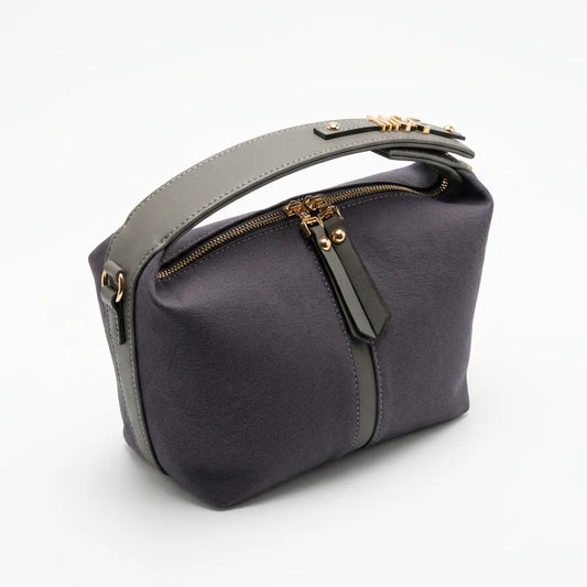 Charm  Çanta / Gri Kanvas