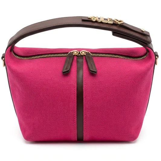 Charm Çanta / Pembe Kanvas